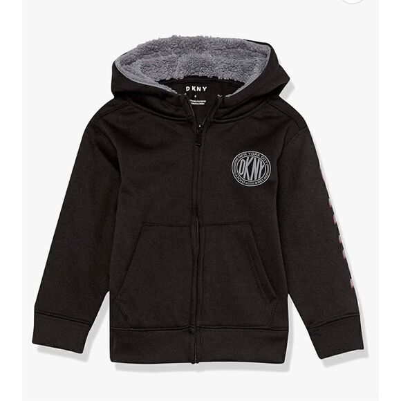 DKNY Boys' Classic Long Sleeve Sweatshirt/Hoodie - Picture 1 of 5